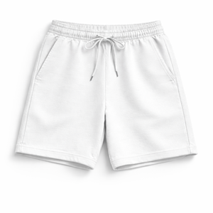 Shorts décontractés pour hommes en molleton 100% coton, logo personnalisé de haute qualité, OEM, taille plus, tissu épais vintage - Product Image 4