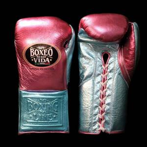 Gants de boxe en cuir de vachette, No Boxing No Life, à lacets, rembourrés, à doigts entiers, anti-humidité, RL-BG-221 - Product Image 2