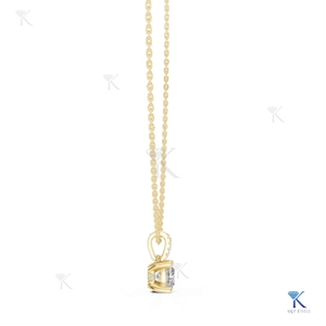 จี้เพชรเพทายสังเคราะห์รูปดาวแปดแฉก Pave Lab Grown Diamond North Star ดีไซน์หรูหราประดับเพชรระยิบระยับ เหมาะสำหรับงานแต่งงานและเป็นของขวัญ - Product Image 5