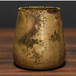 Vase décoratif en laiton de luxe |   Vase à fleurs moderne pour les intérieurs de la maison - Product Image 5