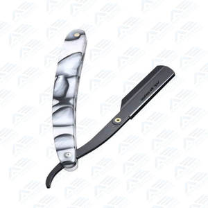 Nouveau rasage parfait pour homme poignée élégante revêtue de papier barbier rasage rasoir droit pour toilettage de précision - Product Image 6