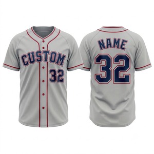Camiseta de Béisbol Personalizada para Hombre, Sublimada, Absorbente de Humedad, Morado, Dorado y Blanco, 23 Botones, Ropa de Equipo, Corte Regular, Manga Corta - Product Image 6