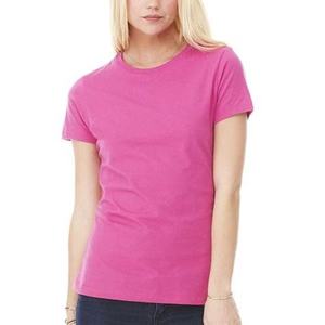 Wholesale Cotton Women's T-Shirt Casual Short Sleeve OEM ODM T-Shirt Eco-Friendly <b>Cheap</b> price OEM Custom Color Size and Logo - Product Image 1