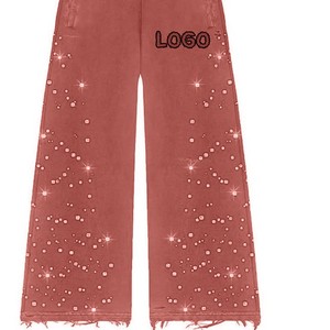 Ensemble de survêtement imperméable à capuche rouge pour garçons, avec logo imprimé pailleté, manches longues, coupe classique, vêtements d'hiver décontractés, 100% coton, cordon de serrage 2 - Product Image 2
