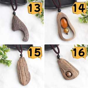 Collar de Madera Natural para Mujer, Joyería Ecológica Hecha a Mano, Elegante Collar de Estilo Étnico - Product Image 5