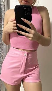 Factory Direct Custom Women Latex <b>Leather</b> <b>Bodysuit</b> and Mini Skirt Set Tight Fit PU <b>Leather</b> Clubwear Nightwear Party Outfit - Product Image 3