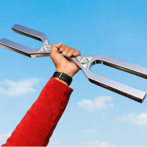 ส่งฟรี ตะเกียงเสียงสั่นขนาดใหญ่ พร้อมกุญแจ DnA (256 Hz และ 487 Hz) สำหรับการบำบัดและทำสมาธิ - Product Image 1