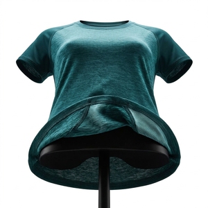 Camiseta Casual de Verano para Mujer, Manga Larga con Contraste, Cuello Redondo, Estampado Tie Dye, Corte Holgado, Etiqueta Personalizada, Nueva Llegada, 100% - Product Image 6