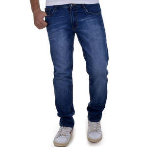 Nuevos Jeans Casuales de Moda para Hombre, Rectos, de Alta Calidad, Transpirables, 100% Algodón, para Otoño y Verano - Product Image 1