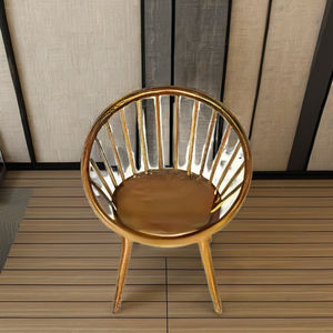 Élégante chaise en bois de teck CH005 durable et élégante, 57x59x81cm - Product Image 1