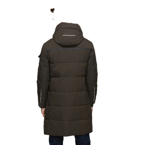Manteau long matelassé coupe-vent en tissu haute densité, fabriqué sur mesure par Solid Trader - Product Image 5