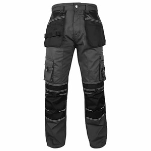Men's Hi Vis Polyester Safety <b>Work</b> Pants Casual High Visibility Reflective Trousers with Cargo Pockets Customizable Logo Support - Product Image 6