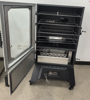 Barbecue électrique vertical numérique de 30 pouces en acier inoxydable avec Wifi