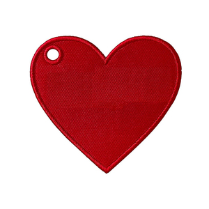 2026 Latest Custom Designed <b>Machine</b> Made Fabric Eco-Friendly Twill Embroidery Patches with Heart & Flower Shapes for Hats - Product Image 1