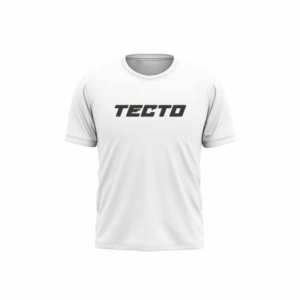 T-shirt sans manches pour homme TECTO, blanc, col rond, respirant, 100% coton, logo sur le devant, coupe classique, toutes saisons - Product Image 1