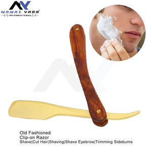 Soporte para Navaja de Afeitar Clásico con Mango de Palisandro, Antideslizante, sin Cuchilla, Herramienta de Peluquería para Estilistas - Product Image 3