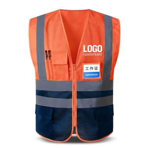 Chaleco de Seguridad Reflectante de Alta Visibilidad, Transpirable, con Rayas Verdes y Blancas, Unisex, Ropa de Trabajo, Certificado CE, Material de Poliéster, Secado Rápido - Product Image 5