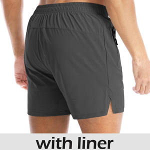 Pantalones cortos deportivos transpirables para hombre, elásticos en 4 direcciones, con logotipo personalizado impreso, pantalones cortos de alta calidad para hombre, cómodos, 100% algodón. - Product Image 2