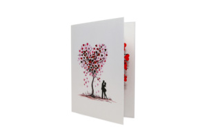 Tarjeta de Felicitación 3D Pop-Up Hecha a Mano con Diseño de Carrito de Boda y Bebidas, Invitación para Celebraciones, Regalo, Decoración para Fiestas al por Mayor - Product Image 2