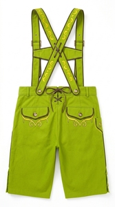 Shorts Bermuda en Lederhosen Verts pour Hommes, Brodés, Taille Haute, Décontractés, Tissés – Meilleures Ventes - Product Image 2