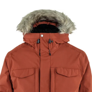 Manteaux d'hiver chauds pour hommes, parkas avec capuche en fourrure, prix de gros, logo personnalisé, veste parka pour hommes - Product Image 4