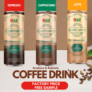 Miscela senza latticini VINUT 320ml cheto caffè senza GMO di Arabica e Robusta OEM/ODM campione gratuito di caffè istantaneo a marchio privato