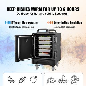 Contenitore Termico per Alimenti da 81 Qt con Caricamento Frontale, Scatola per Catering con Doppie Cinghie, Attrezzatura per Mantenere Caldo e Caldo - Product Image 2