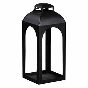 Vintage negro vela linterna metal superventas - Product Image 4