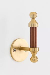 Porte-serviettes mural en acier inoxydable à double crochet résistant à la rouille pour maisons modernes - Product Image 4