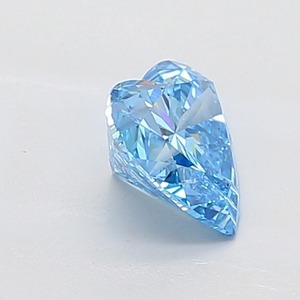 Diamant bleu fantaisie de 1,60 ct, forme cœur, pureté VS2, certifié, diamant bleu de luxe - Product Image 2