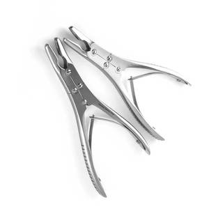 Rongeur à os Ruskin 2 pièces 75 courbé double action, instruments chirurgicaux orthopédiques en acier inoxydable, USA Europe - Product Image 3