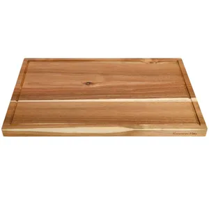 Planche à découper en bois, finition naturelle, pour la cuisine, la découpe des aliments, des légumes, de la viande, des fruits et l'usage quotidien, en promotion. - Product Image 4