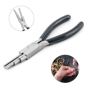 Pince à bec rond en acier inoxydable de haute qualité à 3 niveaux pour la fabrication de bijoux - Product Image 1