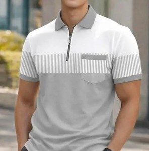 เสื้อโปโลผู้ชายแบบ OEM สั่งทำพิเศษ ผ้าคอตตอนปิเก้ ระบายอากาศได้ดี ไม่ยับ ไม่เป็นขุย ขายส่งจำนวนมากสำหรับองค์กร - Product Image 3