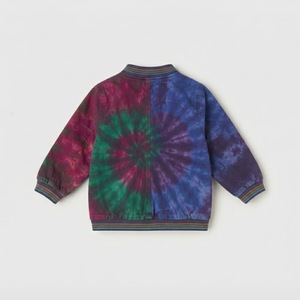 Chaqueta Tie Dye Unisex Casual con Cierre Frontal, Corte Regular, Cuello Camisero, Bolsillos, Estilo Primavera - Product Image 6