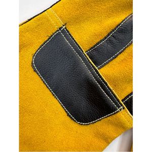 Gants de soudage en cuir de vachette pleine fleur pour four, gril, cheminée, poêle – Gants de soudeur TIG robustes en cuir de vachette pleine fleur - Product Image 5