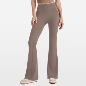 Leggings de Yoga Personalizados al por Mayor para Mujer, Cintura Alta, Corte Acampanado, Elásticos, Holgados, Cómodos, para Correr, Hacer Ejercicio y Actividades al Aire Libre - Product Image 1