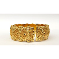 NOUVEAU Ensemble de bracelets plaqués or 24 carats exquis, avec un design unique et élégant à deux tons, 3 grammes d'or, conception très vendue