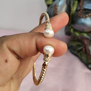 Pulsera de Perlas Naturales de Agua Dulce con Diseño Elegante, Resistente al Deslustre, Perfecta para la Oficina, Citas Nocturnas y Ocasiones Especiales - Product Image 3