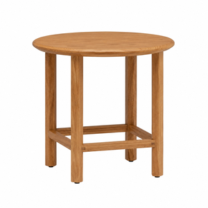 Mesa de Comedor Cuadrada de Madera de Teca Sólida de Estilo Escandinavo Moderno con Base Abierta, Ecológica y Duradera - Product Image 2