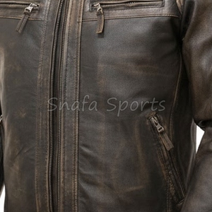 Nouvelle arrivée : veste bomber en cuir pour homme, haute qualité, produit très vendu, en vente au prix de gros - Product Image 3