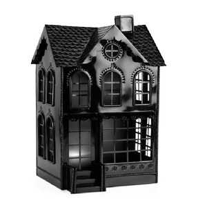 Casa de Campo Metálica Decorativa de Estilo Rústico para Exhibición en Calle o Casa Embrujada, Ideal para Navidad, Más Vendida y en Tendencia - Product Image 1