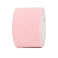 Bande de soutien-gorge médicale pour femmes en coton et élasthanne de 5 cm, imperméable, rose clair, taille unique