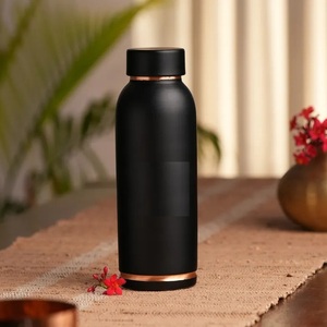Custom Moroccan-Patterned Pure Copper Water <b>Bottle</b> Decorative Ayurvedic Wellness Vessel Stylish Leak-Proof Metal Water <b>Bottle</b> - Product Image 6