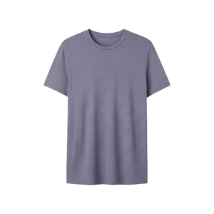 T-shirts en coton en gros, grandes tailles, manches courtes, impression personnalisée, fournisseur d'usine de marques privées, t-shirts tendance pour hommes - Product Image 1