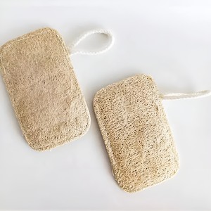 Juego de Esponjas de Lufa de Marca Privada de Lujo, Esponja de Lufa al por Mayor, Almohadillas Rectangulares para Limpieza de Platos - Product Image 4