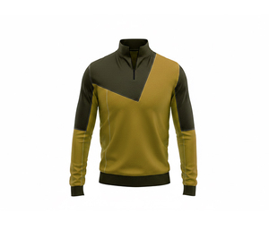 Veste de sport respirante en toile pour hommes, femmes et jeunes, vêtements de sport à séchage rapide, veste d'hiver réversible à demi-zip - Product Image 5