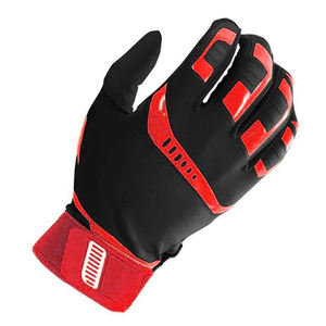 ถุงมือตีเบสบอล KATBROS INDUSTRIES สีดำแดง สวมใส่สบาย ใช้ได้ทั้งมือซ้ายและขวา ผลิตจากหนัง พร้อมสายรัดแบบตะขอเกี่ยว สำหรับผู้ใหญ่ รุ่นเบสบอล - Product Image 1