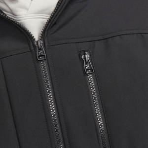 Veste à capuche softshell pour homme de haute qualité, conçue sur mesure, coupe-vent, imperméable, en tissu de laine léger, veste de travail d'automne - Product Image 5