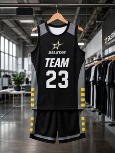 Uniforme de Baloncesto Personalizado para Hombre, Jersey de Secado Rápido, 100% Poliéster, Impresión por Sublimación, Cuello en V, Tendencia en Ventas, Tallas Grandes - Product Image 3